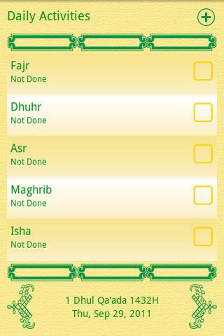 Azan, Kiblat-MuslimDaily(lite)