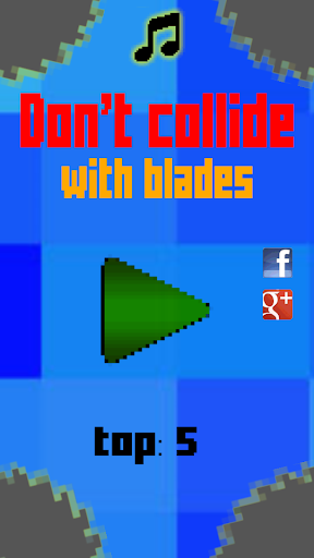 【免費街機App】Don't collide with blades-APP點子