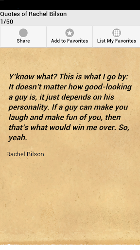 Quotes of Rachel Bilson