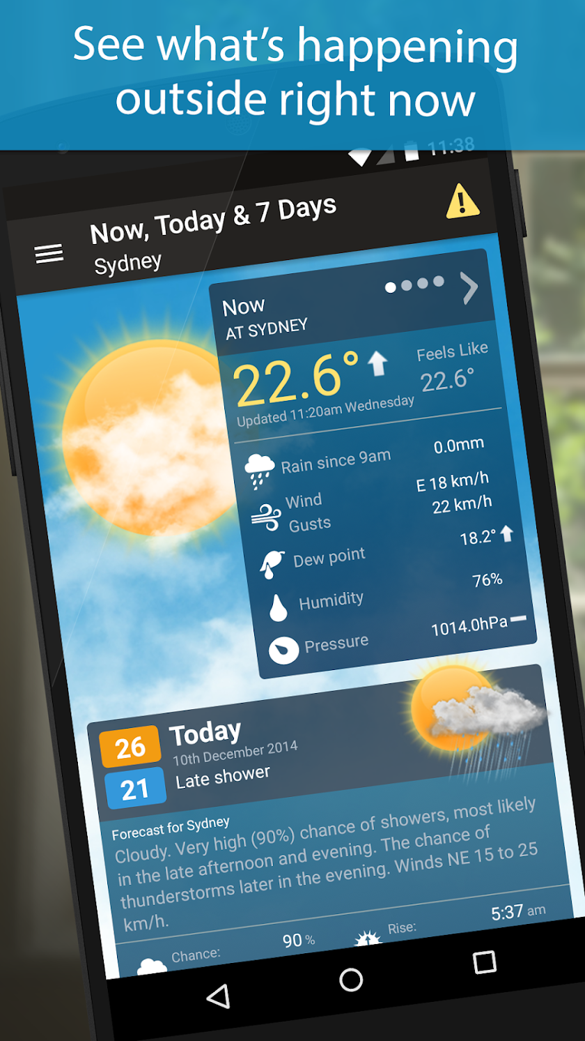 Weatherzone Plus Screen 1