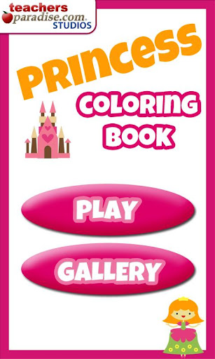 Princess Kids Coloring Book