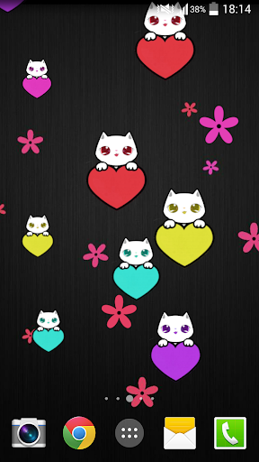 【免費個人化App】Lily Kitty Heart LiveWallpaper-APP點子