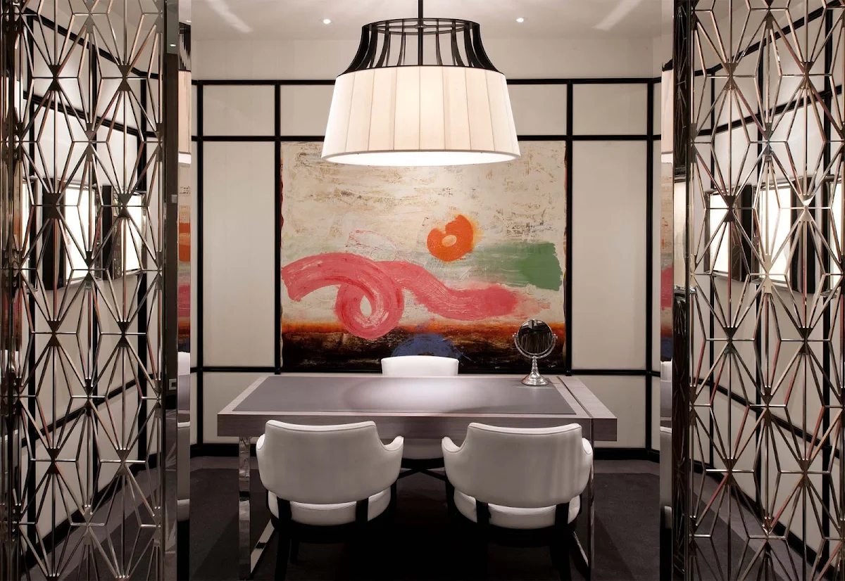 Luxury-Service-Facets-Private-Viewing-Area-on-Crystal-Serenity - Spend time at trying on glittering jewelry in the private viewing area of Facets Jewelry aboard the Crystal Serenity.