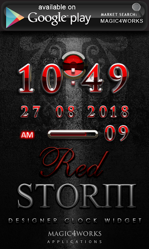 【免費個人化App】GO Launcher Theme Red Storm-APP點子