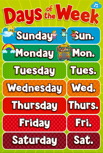 免費下載教育APP|Days Of The Week Preschool app開箱文|APP開箱王