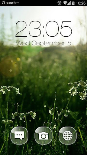 CLOUDY NATURE C LAUNCHER THEME