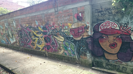 Mural Grafitis Patio Bonito