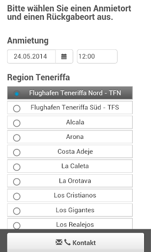 Teneriffa Mietwagen buchen