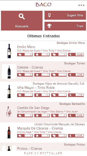 Baco - Comunidad de Vinos