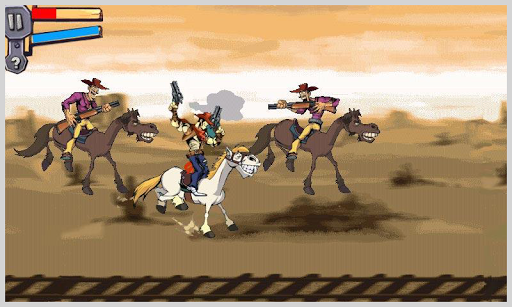 Gunshot Cowboy Fighting