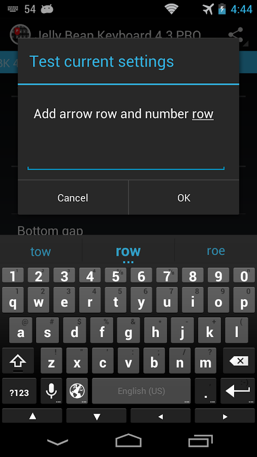Jelly Bean Keyboard 4.3 PRO - screenshot