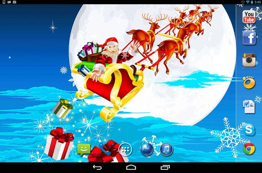 【免費個人化App】Santa HD live wallpaper-APP點子