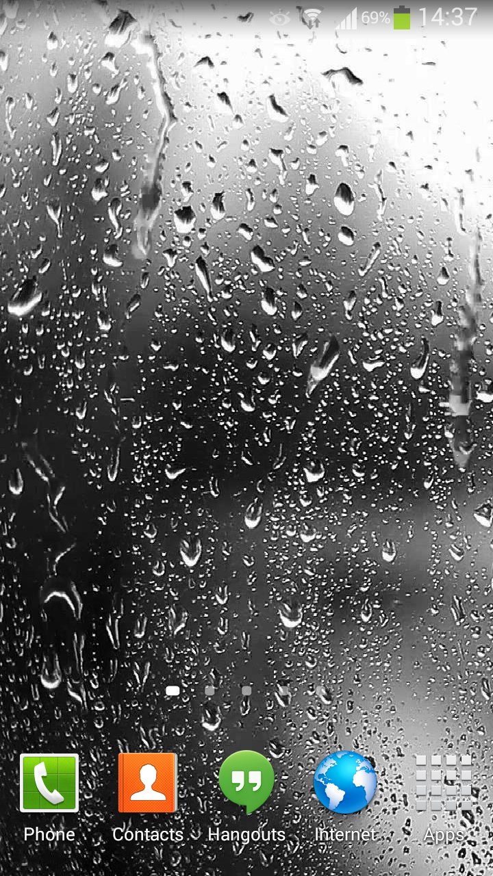 Raindrops Live Wallpaper HD 8 Screen 3