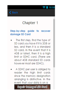 download Repair Damage SD Card Guide free