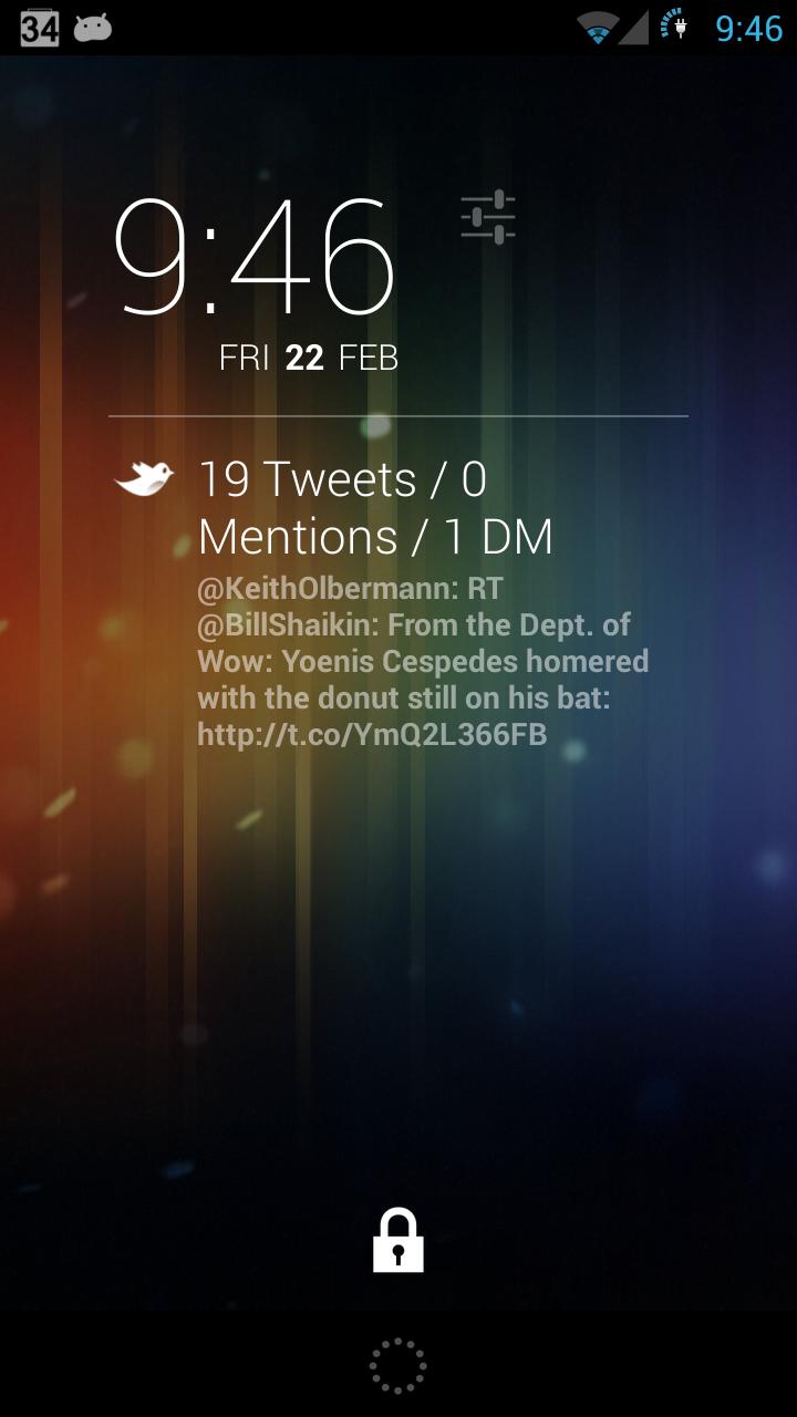 QuickTweets for DashClock Screen 2