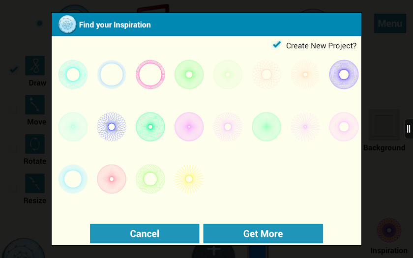 Super Spiral Graph Screen 3