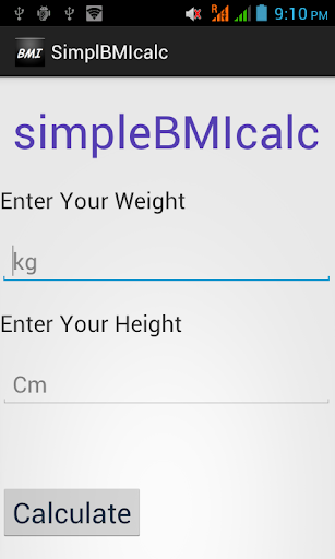 SimpleBMIcalc