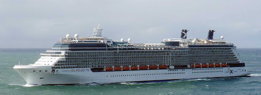 Celebrity-Silhouette-San-Juan - Celebrity Silhouette sails into San Juan, Puerto Rico.