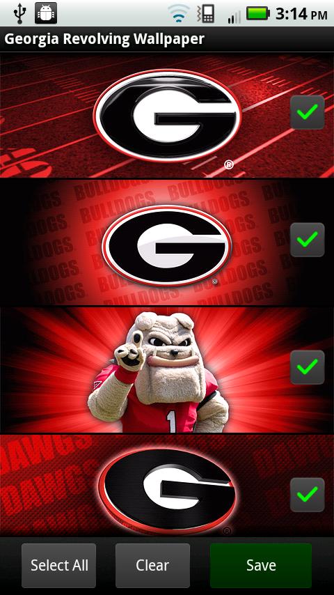 Georgia Revolving Wallpaper Screen 3