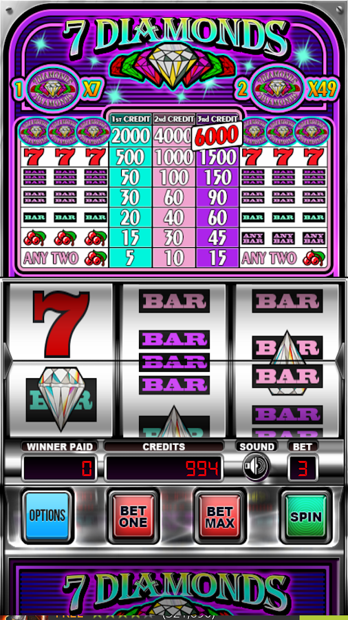 3 diamonds slot machine