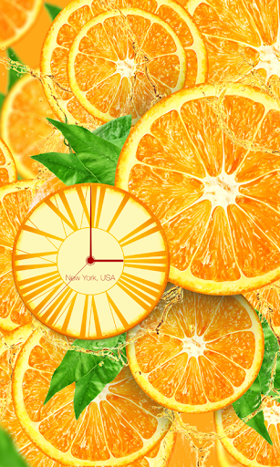 FREE Orange clock