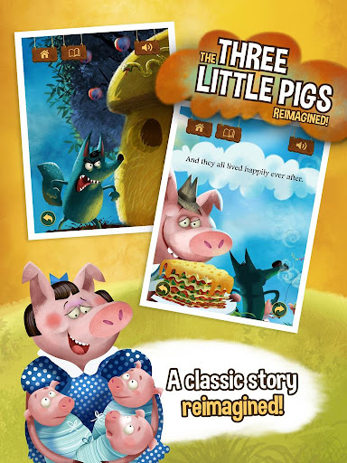 【免費家庭片App】Three Little Pigs Storybook-APP點子