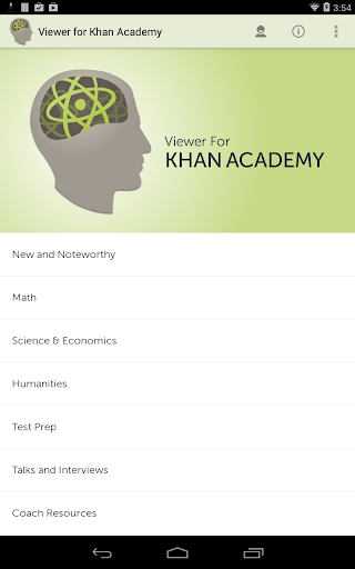 Viewer for Khan Academy