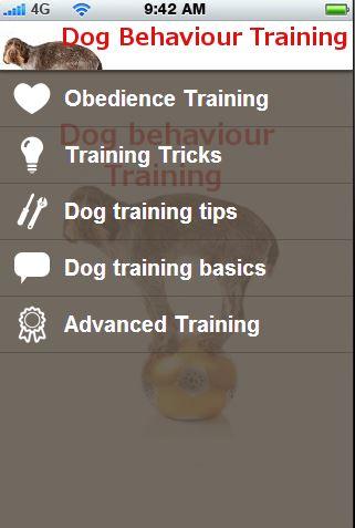 Dog Behaviour Training