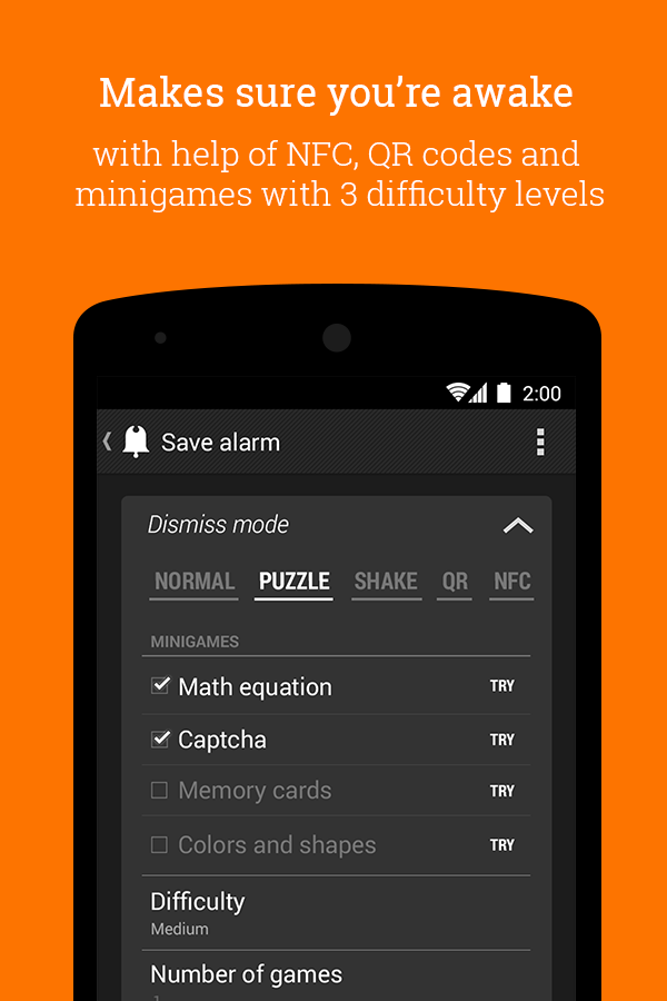    Puzzle Alarm Clock- screenshot  