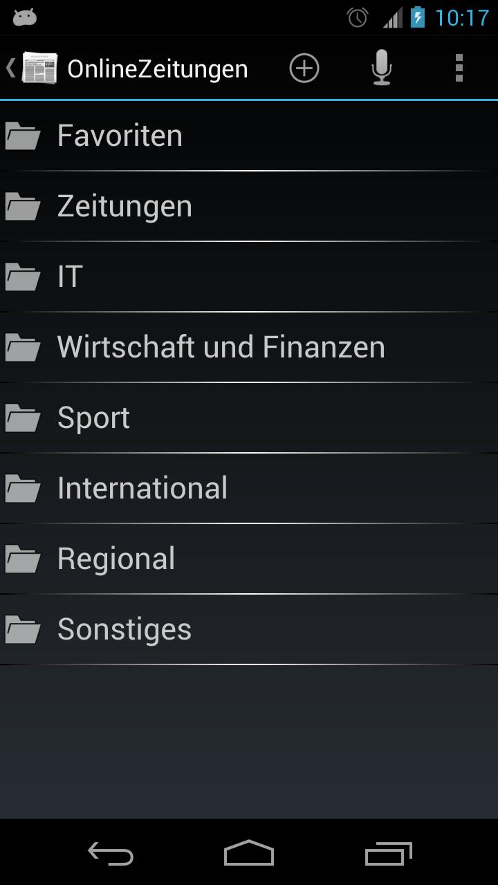 OnlineZeitungen Deutschland Screen 1