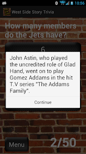 West Side Story Trivia Screen 3
