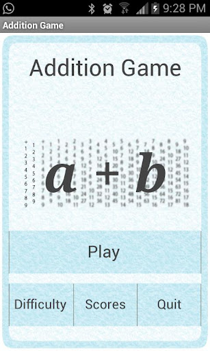 AP Addition Game