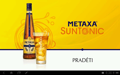 METAXA SUNTONIC kokteilis