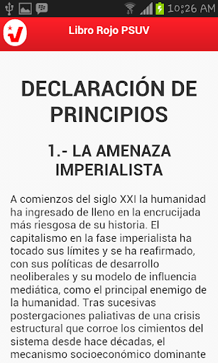 【免費書籍App】Libro Rojo del PSUV Venezuela-APP點子