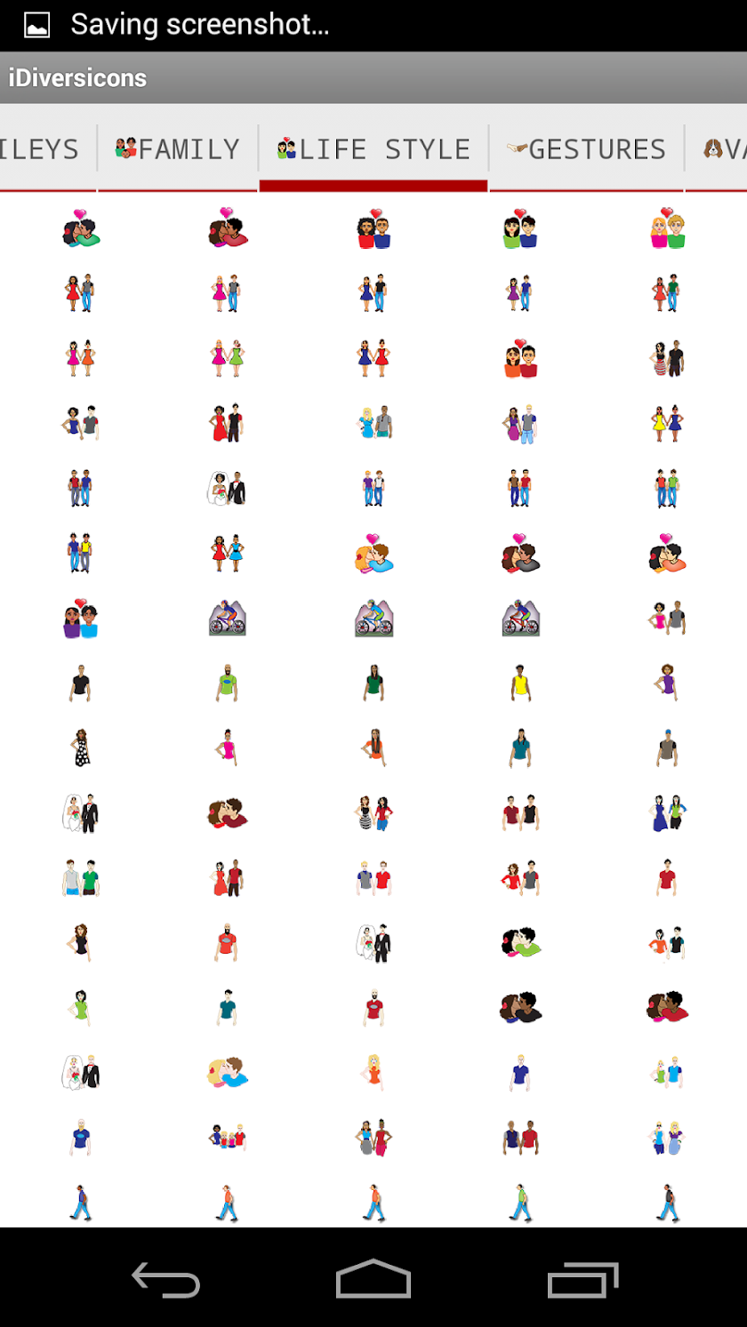 iDiversicons 1st Diverse Emoji Screen 2