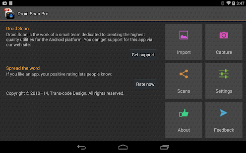Droid Scan Pro PDF - screenshot thumbnail