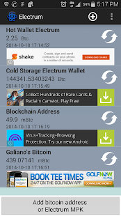 Electrum MPK Bitcoin Watcher Screenshots 0