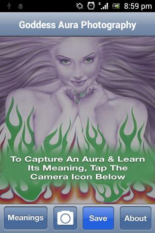 Goddess Aura Photography app Screen 3