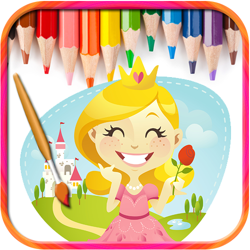 Cute Princess Coloring LOGO-APP點子