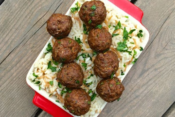 Keftedes: Baked Greek Meatballs