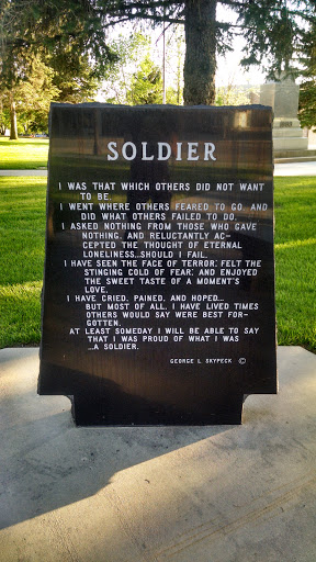 Soldier Plaque
