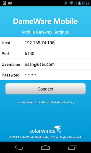 DameWare Mobile for Android