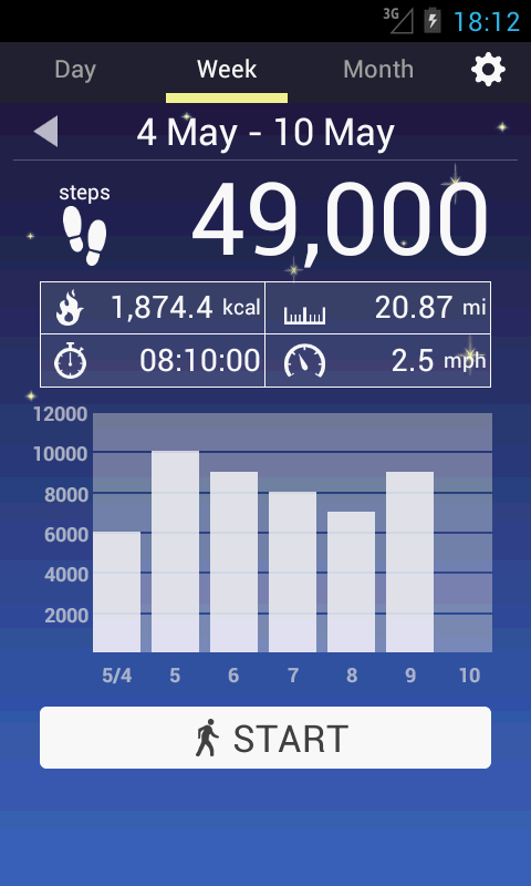    Pedometer- screenshot  