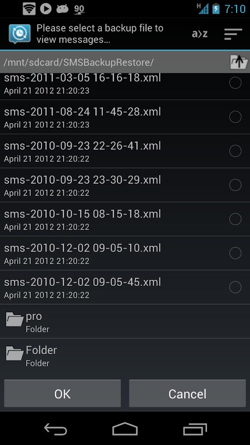 SMS Backup & Restore - screenshot