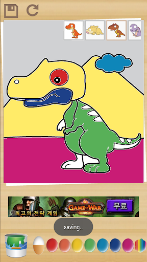 dinosaur coloring for kids 2