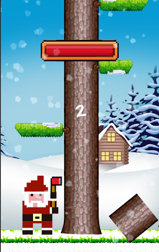 【免費冒險App】Timber Santa Christmas Fun-APP點子