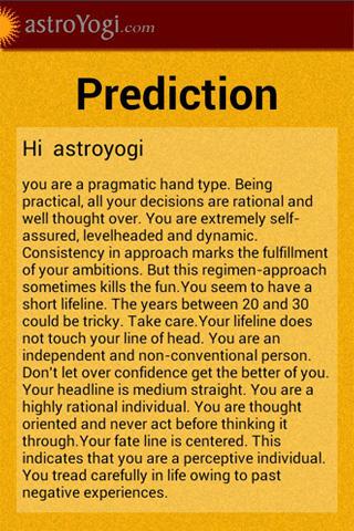 Palm Reading - screenshot