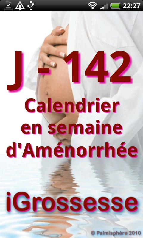 Android application iGrossesse screenshort