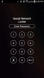 Social Network Lock Screenshots 1