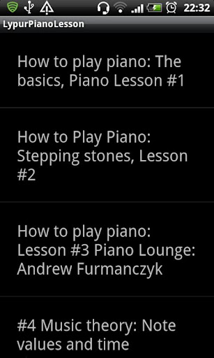 Lypur Piano Lesson